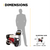 3,100 PSI 3.1 GPM Gas Powered Belt Drive Pressure Washer w/Honda GX200 196cc Engine & CP CTG1S Triplex Pump | 30AB3165HAAS