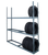 3-Tier Tire Shelving Rack for Passenger & Light Truck Tires | 0MIMTSR-3