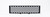 Bumper Grille Insert; Stainless Steel Black Punch; | 76P88182