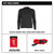 Heated Merino Wool Crew Neck Baselayer - 2XL | METM500B-212X