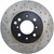 Sport Drilled/Slotted Brake Rotor, Front Right | STE127.40021R