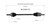 08-13 Toyota Highlander (3.5) CV Axle Assembly  - Rear | GSPNCV69172