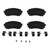Front Disc Brake Pad Kit | ACD17D1711CB