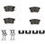 Rear Disc Brake Pad Kit | ACD14D1086CB
