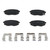 Rear Disc Brake Pad Kit | ACD14D1124CB