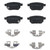 Rear Disc Brake Pad Kit | ACD14D1354CB