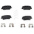 Rear Disc Brake Pad Kit | ACD14D1916CB