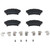 Rear Disc Brake Pad Kit | ACD14D1391CB