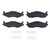 Front Disc Brake Pad Kit | ACD14D203MB