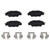 Rear Disc Brake Pad Kit | ACD14D1846CB