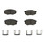 Front Disc Brake Pad Kit | ACD14D1447CB