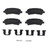 Rear Disc Brake Pad Kit | ACD17D1325CB