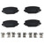 Rear Disc Brake Pad Kit | ACD14D1596CB