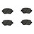 Rear Disc Brake Pad Kit | ACD17D1779CB