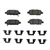 Rear Disc Brake Pad Kit | ACD17D1288CB