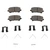 Rear Disc Brake Pad Kit | ACD17D1724CB