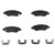 Rear Disc Brake Pad Kit | ACD14D1337CB
