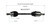 Hyundai, Kia (2.0, 2.4) CV Axle Assembly  - Front Left | GSPNCV37071