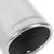 Exhaust Tip - 3.50 in. Rolled Angle Polished SS Fits 3.00 in. Tubing - clamp on | 37A15363
