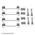Emergency Brake Shoe Hardware Kit | BEC084-1697