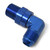 12AN Flare Male To 3/4" NPT Male 90 Degree Swivel Fitting With Blue Finish | RUS614112