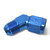 6AN Flare Female To 6AN Flare Male 45 Degree Fitting With Blue Finish | RUS614706