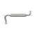 Direct Fit Exhaust Resonator and Pipe Assembly 2.25" Inlet (ID) 2.25" Outlet (OD) | WEX53614