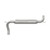 Direct Fit Exhaust Resonator and Pipe Assembly 2.25" Inlet (ID) 2.25" Outlet (OD) | WEX53614