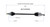 Mercedes-Benz (5.5) CV Axle Assembly  - Front Right | GSPNCV48502