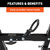 Clamp-On Bike Rack (3 Bikes, Fits Over 2" Shank) | CRT18013