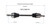 09-11 Honda Fit CV Axle Assembly  - Front Left | GSPNCV36010