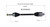 17-19 Tesla S CV Axle Assembly  - Front Right | GSPNCV99024