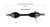Mercedes-Benz (3.0, 3.5) CV Axle Assembly  - Front Left | GSPNCV48020