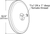 Convex Mirrors with Center Mount, Stainless Steel | GRO12010