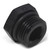 8AN Straight Thread Plug Adapter Fitting And O-Ring With Black Finish | RUS660283