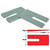 Zinc Alloy Shims 4" x 6.5" x 1.5° - 6 Pack | 57710723