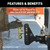 Adjustable Channel Mount with 2-5/16" Ball & Pintle (2-1/2" Shank, 20,000 lbs.) | CRT45908