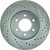 Select Sport Drilled and Slotted Brake Rotor, Front Right | STE227.65100R