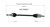 Subaru (Sedan) CV Axle Assembly  - Rear Left | GSPNCV66907
