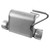 Quiet-Flow Direct Fit Exhaust Muffler 4" Inlet (ID) 4" Outlet (ID) | WEX21649