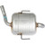 Direct Fit Exhaust Resonator and Pipe Assembly 2" Inlet (ID) 2.5" Outlet (OD) | WEX53997