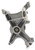 Engine Cooling Fan Pulley Bracket | AISFBT-001