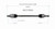 Volvo (2.5) CV Axle Assembly  - Rear | GSPNCV73053