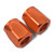 6AN Hose End Socket With Orange Anodized Finish - Pair | RUS615524