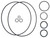 A6 Compressor O-Ring Kit | 4SE24008