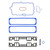 Engine Intake Manifold Gasket Set | 557MS 98000 T