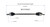 12-13 Kia Soul Base CV Axle Assembly  - Front Right | GSPNCV75047