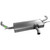 Quiet-Flow SS Direct Fit Exhaust Muffler Assembly 2.25" Inlet (ID) 2" Outlet (OD) | WEX50092
