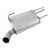 Quiet-Flow SS Direct Fit Exhaust Muffler Assembly 2.5" Inlet (ID) 3" Outlet (OD) | WEX53739