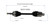 95-98 Ford Windstar CV Axle Assembly  - Front Left | GSPNCV11535